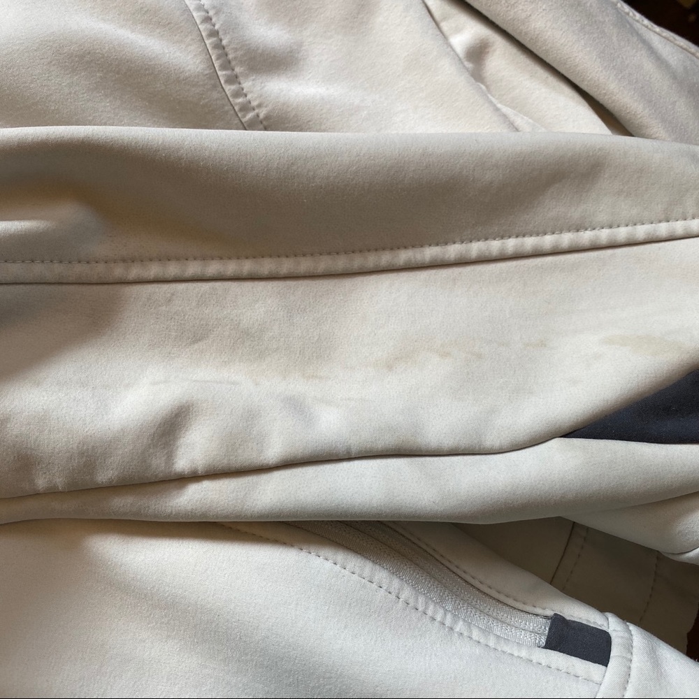 Free Country Women’s Softshell Fleece Lined Hooded Jacket Ivory Gray S - Picture 8 of 8